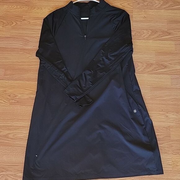 Hurley Women's Dress L Black Activewear Lightweight 1/4 Zip - Picture 3 of 8